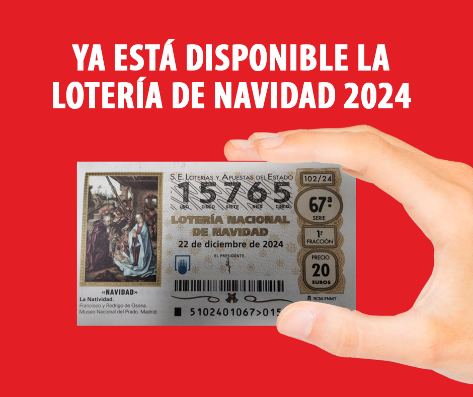 Loteria de navidad 2024 asociacion corazon y vida