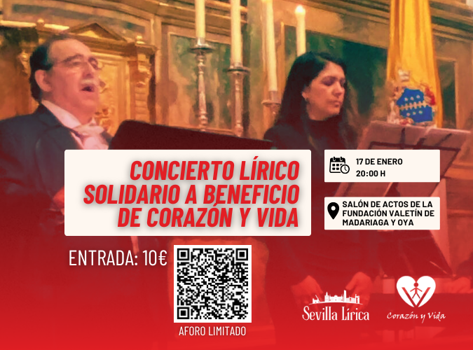 Concierto lirico solidario en Sevilla