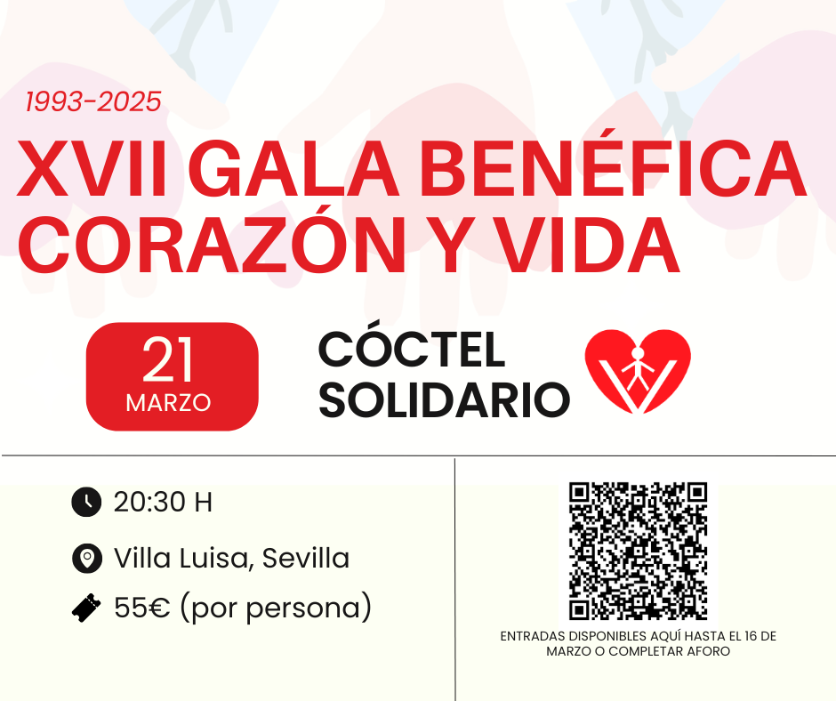 Gala benefica corazon y vida en sevilla